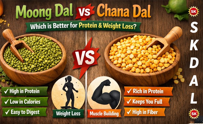 Moong Dal vs Chana Dal: Which One is Better for Protein and Weight Loss?