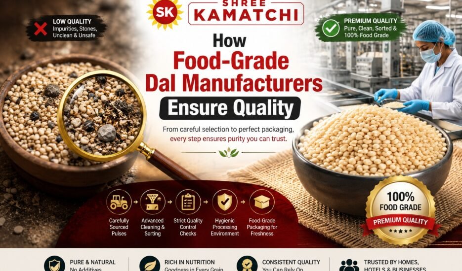 How Food-Grade Dal Manufacturers Ensure Quality
