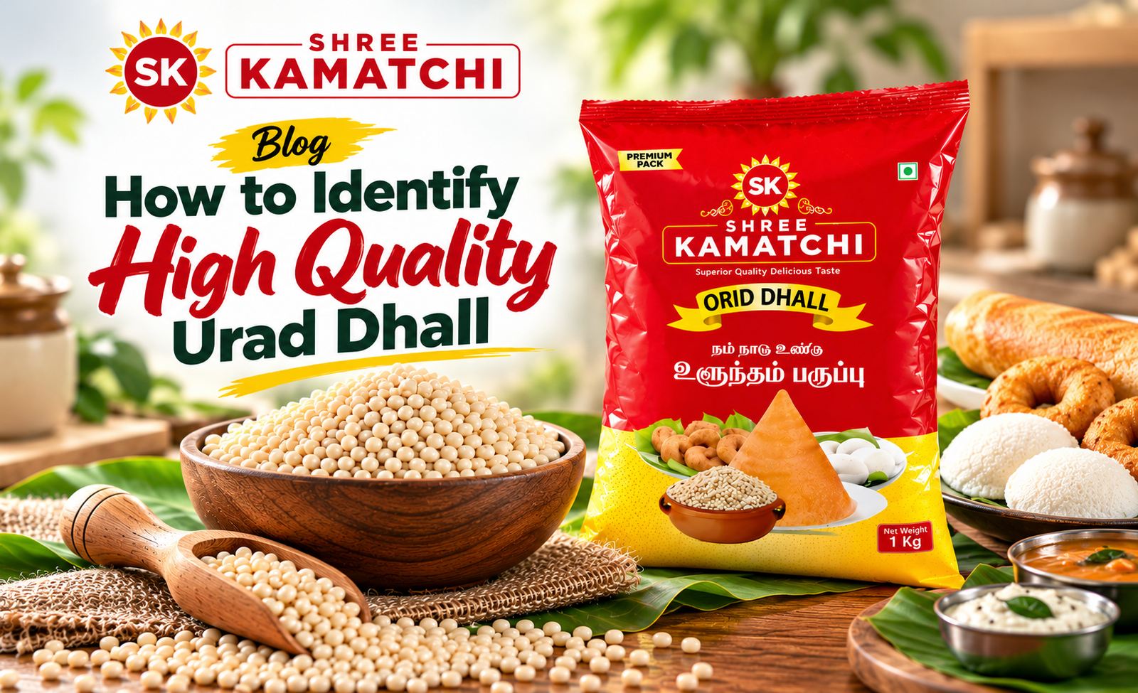 How to Identify High-Quality Urad Dal -SK Dhall